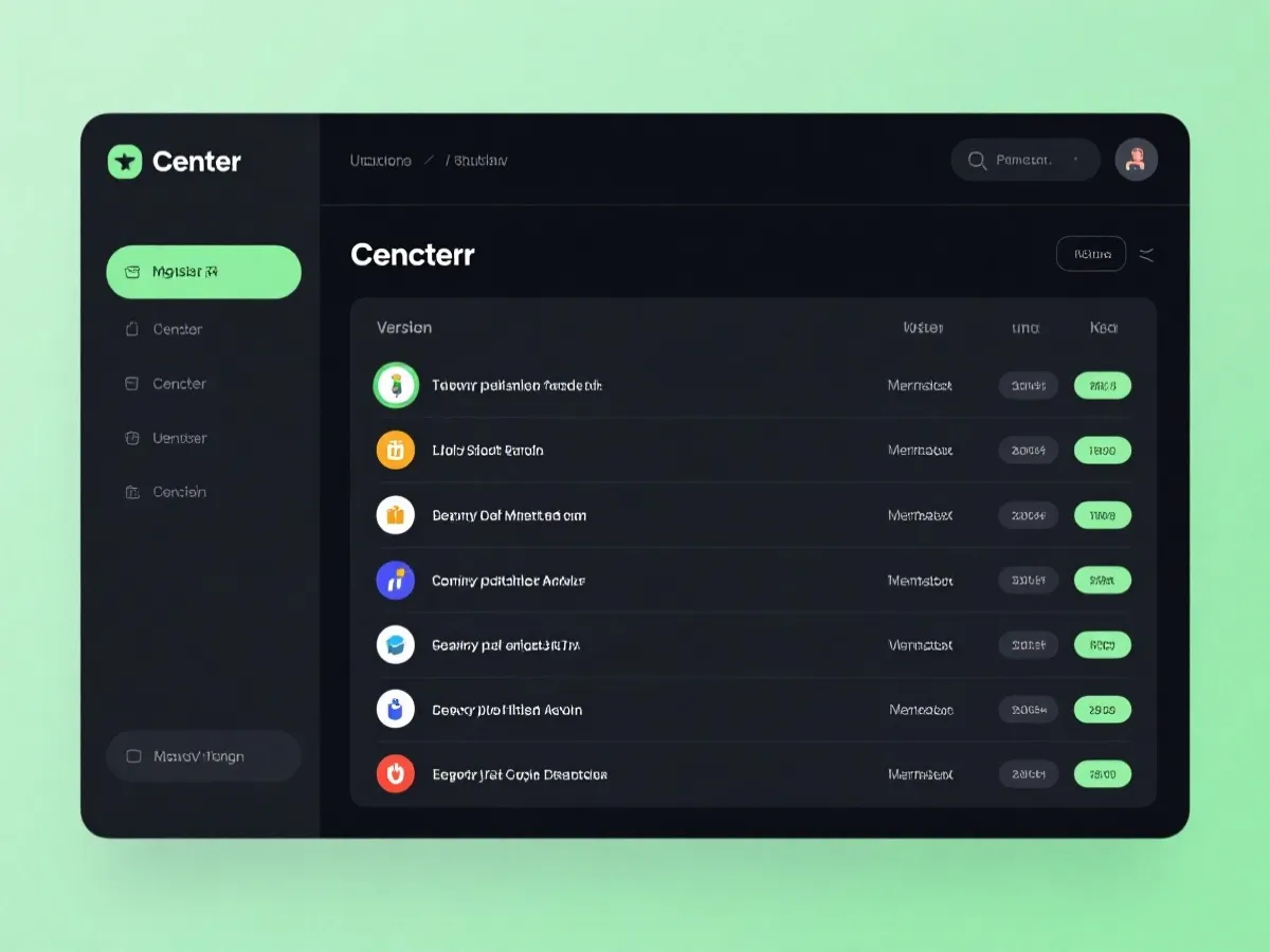 下载中心界面示意图