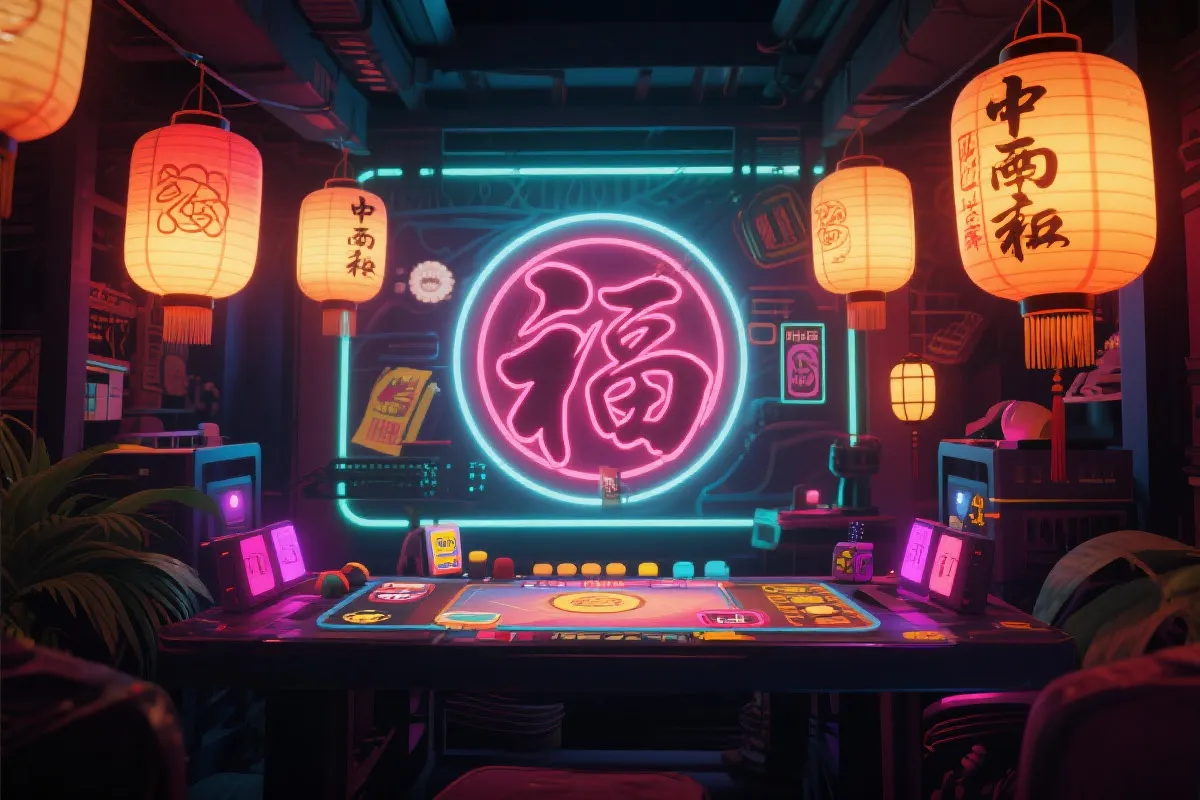 东方霓虹主题示意图